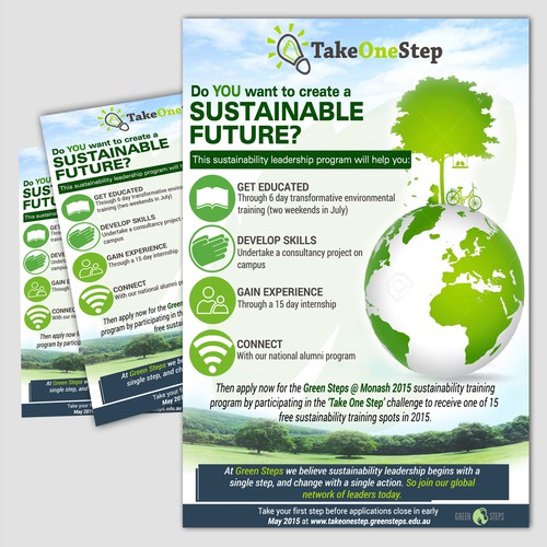 "Take One Step" with Green Steps sustainability training
