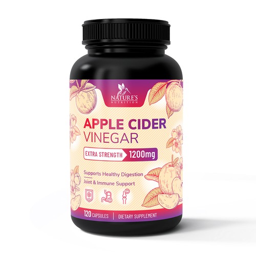 Apple Cider Vinegar Design for Nature's Nutrition