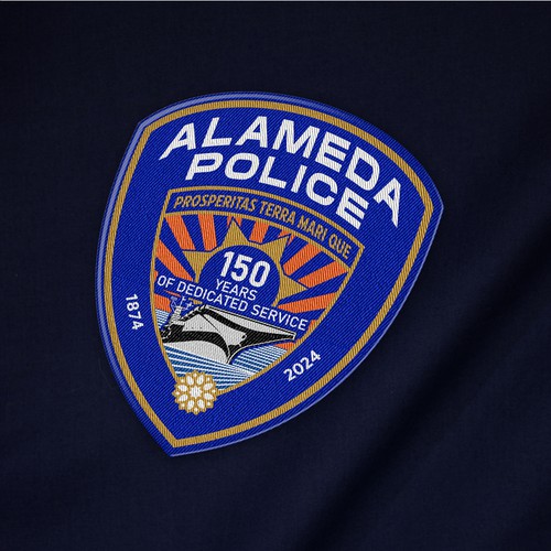 winning patch designs for alameda police department 