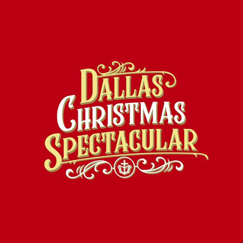 A retro logo for Christmas event