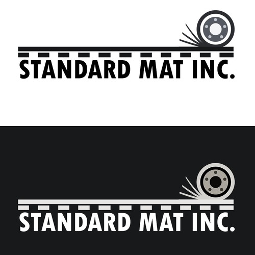 Logo for a truck mat company