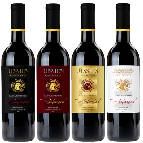Wine Bottle Label Design