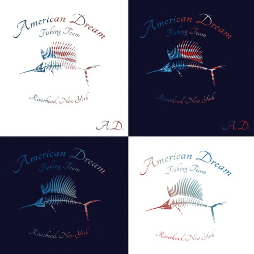 American Dream Fishing Boat Logo
