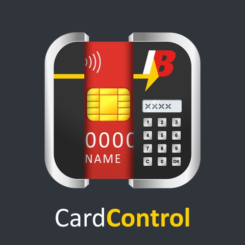 Bank Mobile App Icon for "Debit Card Control" Product