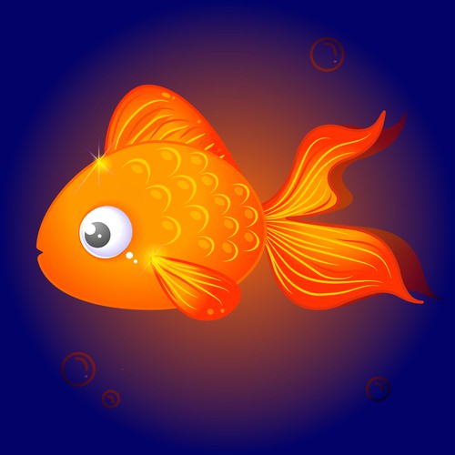 Illustration Gold Fish