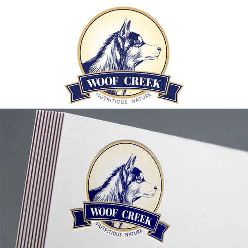 Woof Creek Logo Design