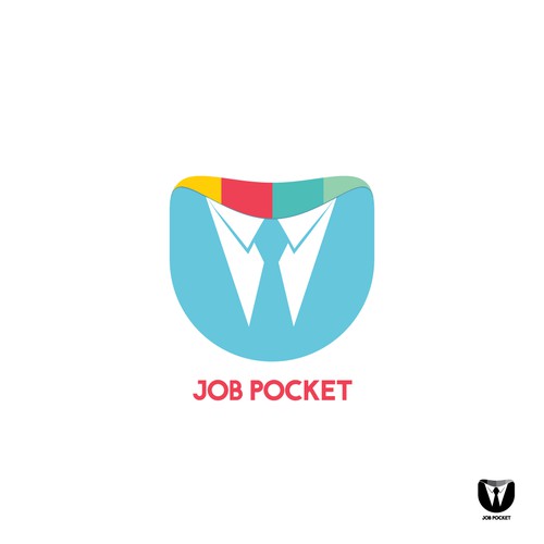 求人ポケット (JOB POCKET) - LOGO DESIGN