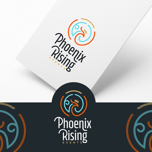 Bright logo for Phoenix Rising