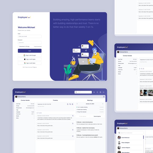 Employee 1on1 Web Application