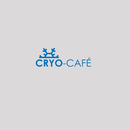 Cryo-Cafe, a frozen coffee logo.