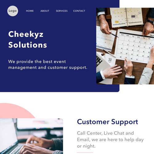 Web Design for Event Management Solutions Firm