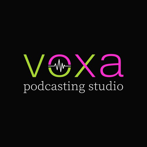 Voxa podcasting studio logo
