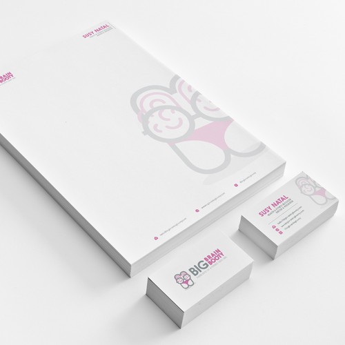 Logo and Stationery Prints for Big Brain Big Booty