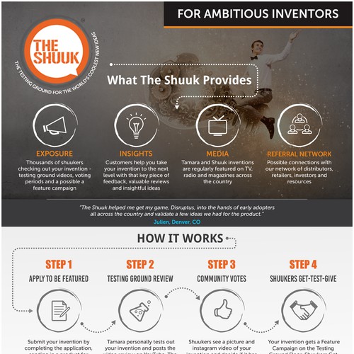One Page Infographic for the Shuuk