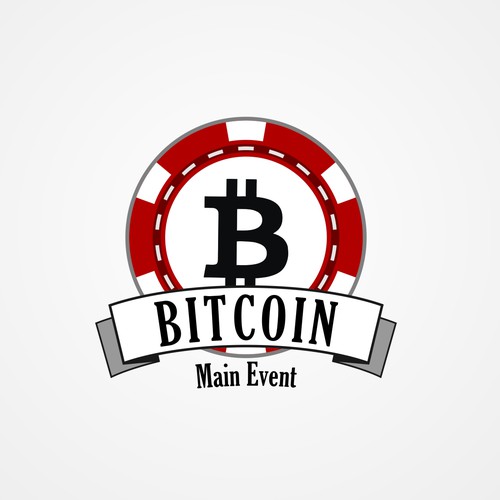 Create a logo for the first-ever bitcoin poker live tournament.