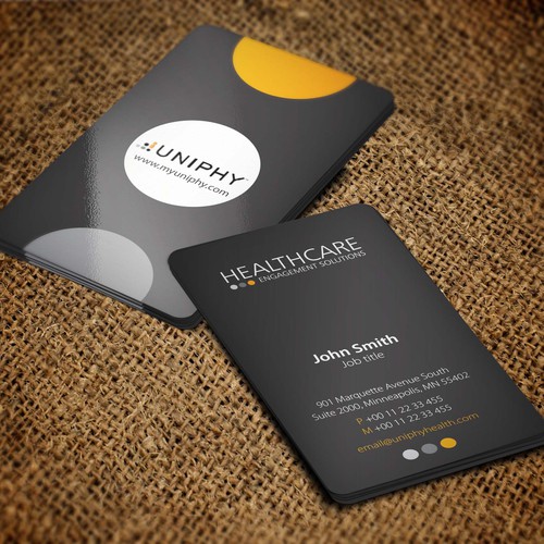 Design the winning look for our business cards and be seen all over the U.S.