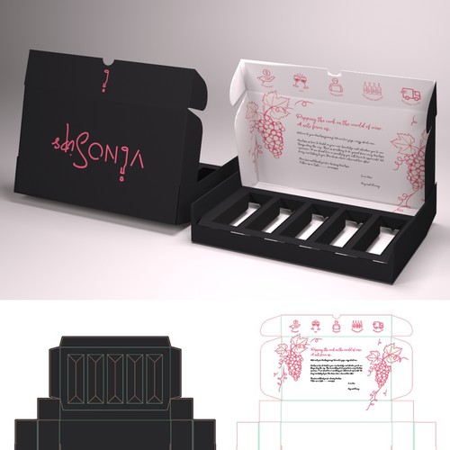 Packaging for Vinosips