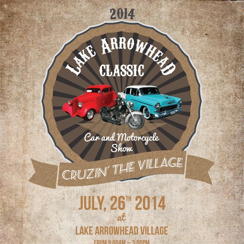 Lake Arrowhead Classic Car Show Flyer Contest