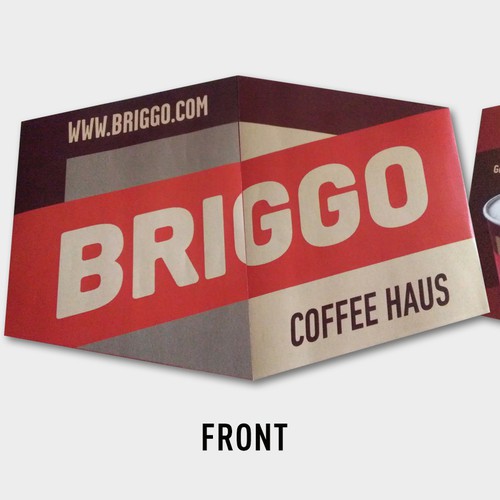 BRIGGO coffee brochure