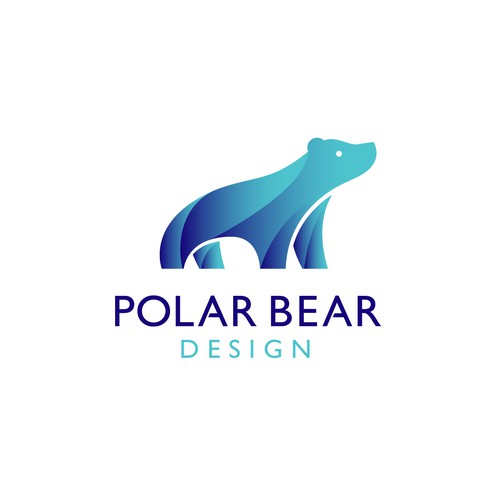 Tech polar bear logo 