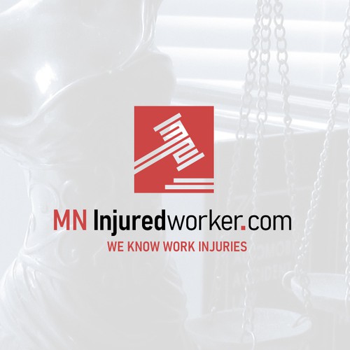 A modern monogram Gavel logo for a Law firm.