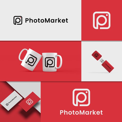 Logo concept for Photomarket.fr