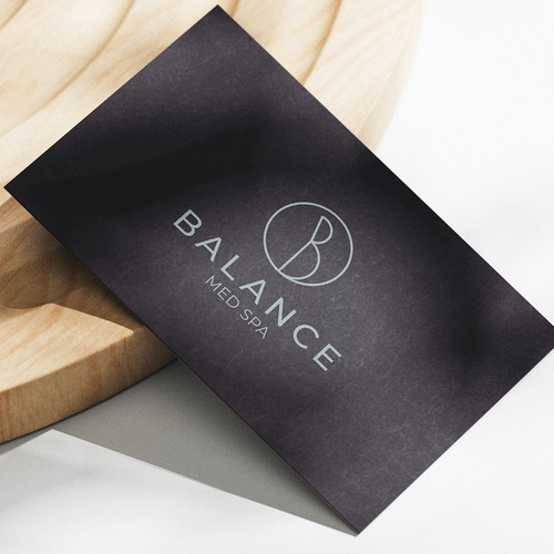 Lineart modern logo concept for Balance Med Spa
