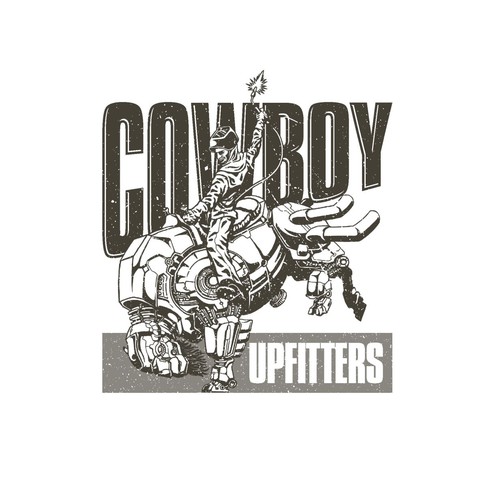 Cowboy Themed Logo for Fabriation Company