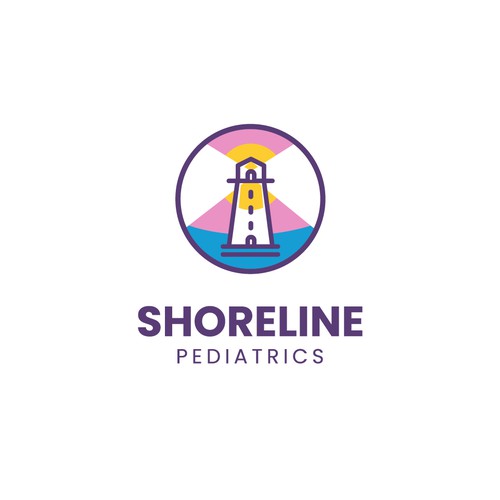 Shoreline pediatrics logo design