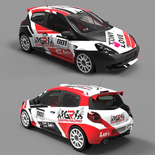 Renault Clio RS cup 2010 Race car design