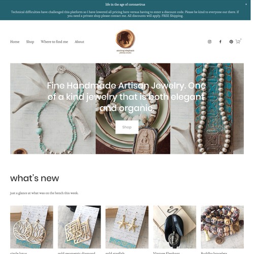Jewelry Studio Move from Square to Squarespace