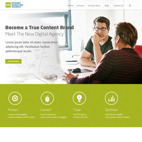 Web Design for Brand & Content Company