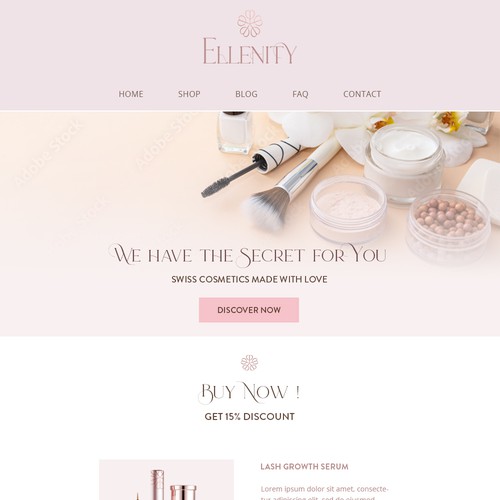 Ellenity Email Newsletter Design