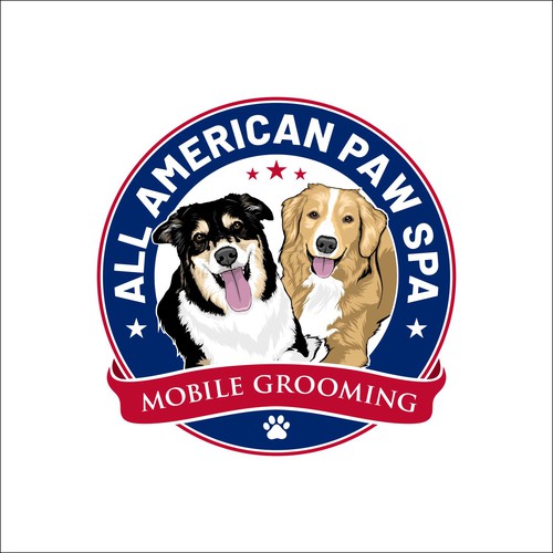 Logo Concept for All American Paw spa