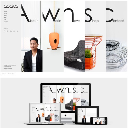 Word press Creative Website Design for Product Designer