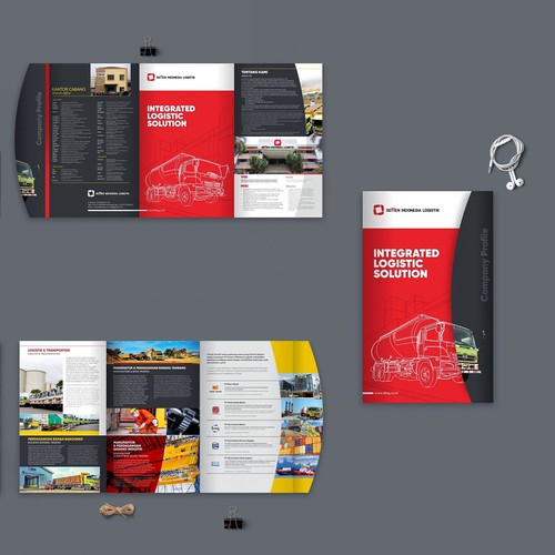 Silog Logistic Company Profile Brochure Design