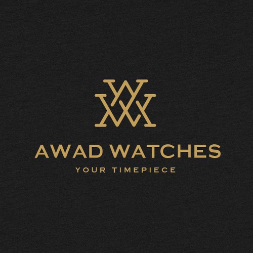 classic logo design for awad watches