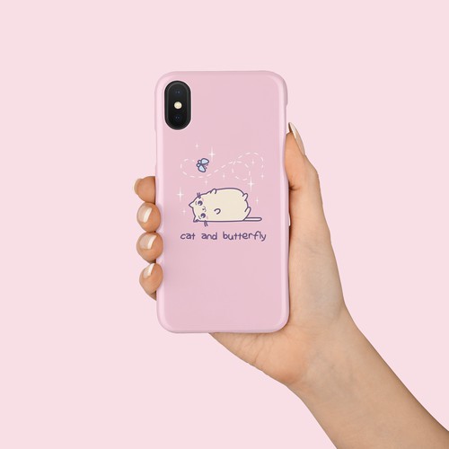 Kawaii style drawing for phone case