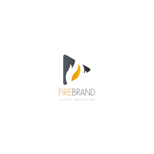 Logo concept for firebrand digital media