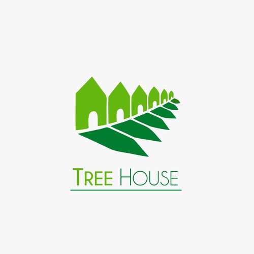 Create a brand logo for Treehouse, a new medical marijuana delivery app