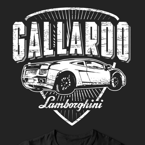 Gallardo tshirt design