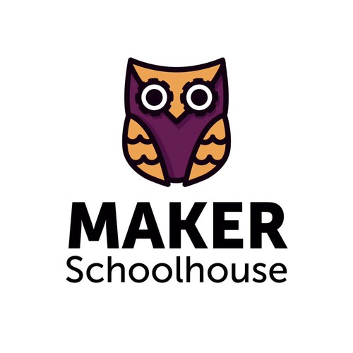 Create a Maker-Owl logo for Maker Schoolhouse!