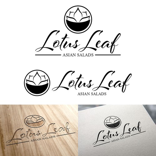 Logo concept for Lotus Leaf