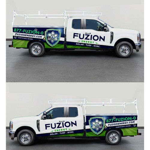 Electrical van wrap design 