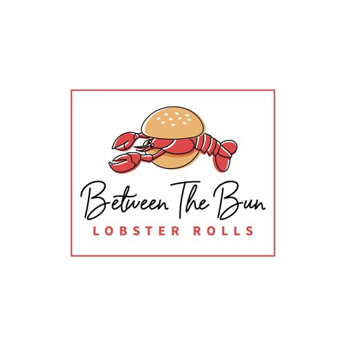 Logo for restaurant selling lobster, crab and shrimp rolls