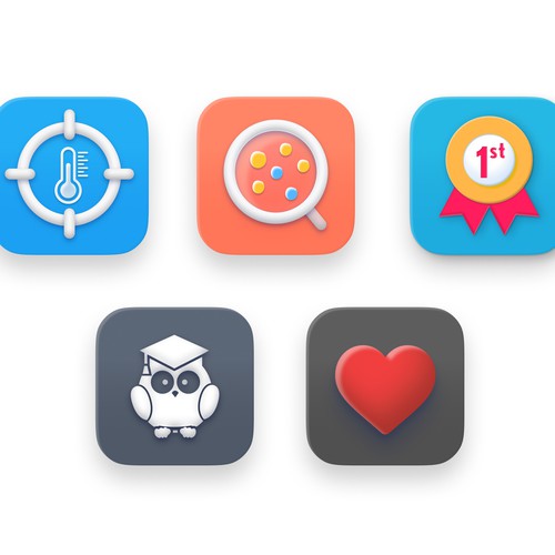 3D icon  set 