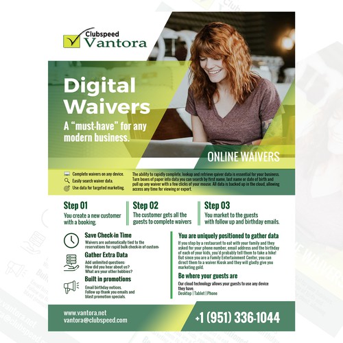 Digital Flyer for a waiver company