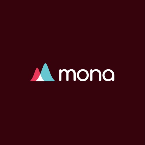 Statistical logo for artificial intelligence software: Mona