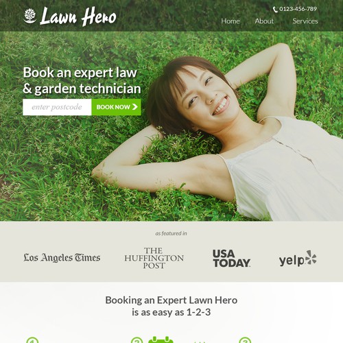 Lawn care Landscape service. Details /Text/ template provided