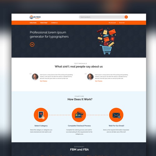 BuyBox Website Desiging